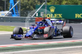 World © Octane Photographic Ltd. Formula 1 – Hungarian GP - Practice 3. Scuderia Toro Rosso STR13 – Brendon Hartley. Hungaroring, Budapest, Hungary. Saturday 28th July 2018.