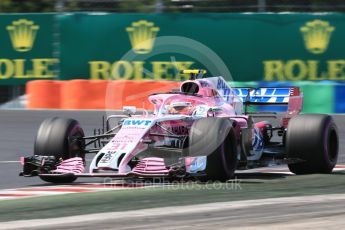 World © Octane Photographic Ltd. Formula 1 – Hungarian GP - Practice 3. Sahara Force India VJM11 - Esteban Ocon. Hungaroring, Budapest, Hungary. Saturday 28th July 2018.