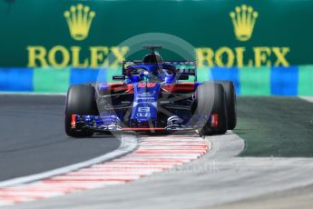 World © Octane Photographic Ltd. Formula 1 – Hungarian GP - Practice 3. Scuderia Toro Rosso STR13 – Brendon Hartley. Hungaroring, Budapest, Hungary. Saturday 28th July 2018.