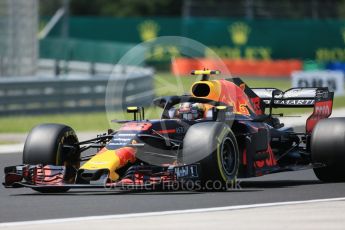World © Octane Photographic Ltd. Formula 1 – Hungarian GP - Practice 3. Aston Martin Red Bull Racing TAG Heuer RB14 – Max Verstappen. Hungaroring, Budapest, Hungary. Saturday 28th July 2018.
