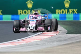 World © Octane Photographic Ltd. Formula 1 – Hungarian GP - Practice 3. Sahara Force India VJM11 - Sergio Perez. Hungaroring, Budapest, Hungary. Saturday 28th July 2018.