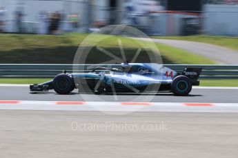 World © Octane Photographic Ltd. Formula 1 – Hungarian GP - Practice 3. Mercedes AMG Petronas Motorsport AMG F1 W09 EQ Power+ - Lewis Hamilton. Hungaroring, Budapest, Hungary. Saturday 28th July 2018.