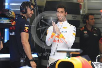 World © Octane Photographic Ltd. Formula 1 – Hungarian GP - Practice 3. Aston Martin Red Bull Racing TAG Heuer RB14 – Daniel Ricciardo. Hungaroring, Budapest, Hungary. Saturday 28th July 2018.