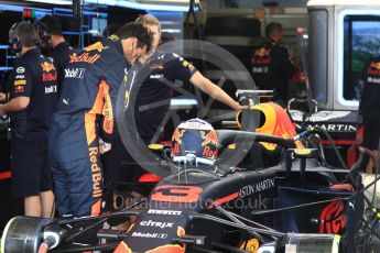 World © Octane Photographic Ltd. Formula 1 – Hungarian GP - Practice 3. Aston Martin Red Bull Racing TAG Heuer RB14 – Daniel Ricciardo. Hungaroring, Budapest, Hungary. Saturday 28th July 2018.