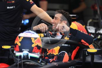 World © Octane Photographic Ltd. Formula 1 – Hungarian GP - Practice 3. Aston Martin Red Bull Racing TAG Heuer RB14 – Daniel Ricciardo. Hungaroring, Budapest, Hungary. Saturday 28th July 2018.