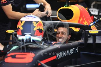 World © Octane Photographic Ltd. Formula 1 – Hungarian GP - Practice 3. Aston Martin Red Bull Racing TAG Heuer RB14 – Daniel Ricciardo. Hungaroring, Budapest, Hungary. Saturday 28th July 2018.