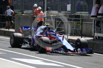 World © Octane Photographic Ltd. Formula 1 – Hungarian GP - Practice 3. Scuderia Toro Rosso STR13 – Pierre Gasly. Hungaroring, Budapest, Hungary. Saturday 28th July 2018.