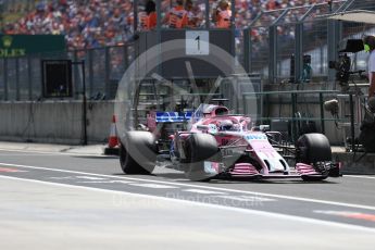 World © Octane Photographic Ltd. Formula 1 – Hungarian GP - Practice 3. Sahara Force India VJM11 - Sergio Perez. Hungaroring, Budapest, Hungary. Saturday 28th July 2018.