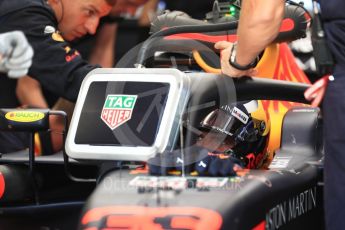 World © Octane Photographic Ltd. Formula 1 – Hungarian GP - Practice 3. Aston Martin Red Bull Racing TAG Heuer RB14 – Max Verstappen. Hungaroring, Budapest, Hungary. Saturday 28th July 2018.