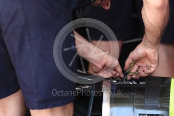 World © Octane Photographic Ltd. Formula 1 – Hungarian GP - Practice 3. Aston Martin Red Bull Racing . Hungaroring, Budapest, Hungary. Saturday 28th July 2018.