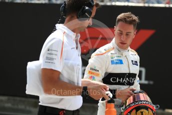 World © Octane Photographic Ltd. Formula 1 – Hungarian GP - Practice 3. McLaren MCL33 – Stoffel Vandoorne. Hungaroring, Budapest, Hungary. Saturday 28th July 2018.