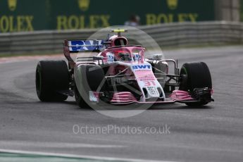 World © Octane Photographic Ltd. Formula 1 – Hungarian GP - Qualifying. Sahara Force India VJM11 - Esteban Ocon. Hungaroring, Budapest, Hungary. Saturday 28th July 2018.