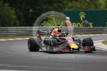 World © Octane Photographic Ltd. Formula 1 – Hungarian GP - Qualifying. Aston Martin Red Bull Racing TAG Heuer RB14 – Max Verstappen. Hungaroring, Budapest, Hungary. Saturday 28th July 2018.