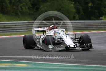 World © Octane Photographic Ltd. Formula 1 – Hungarian GP - Qualifying. Alfa Romeo Sauber F1 Team C37 – Marcus Ericsson. Hungaroring, Budapest, Hungary. Saturday 28th July 2018.