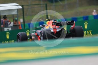 World © Octane Photographic Ltd. Formula 1 – Hungarian GP - Qualifying. Aston Martin Red Bull Racing TAG Heuer RB14 – Max Verstappen. Hungaroring, Budapest, Hungary. Saturday 28th July 2018.