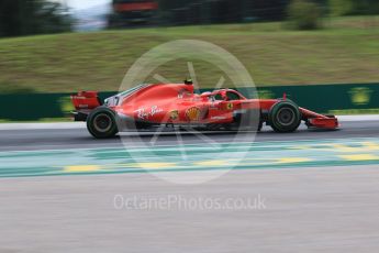 World © Octane Photographic Ltd. Formula 1 – Hungarian GP - Qualifying. Scuderia Ferrari SF71-H – Kimi Raikkonen. Hungaroring, Budapest, Hungary. Saturday 28th July 2018.