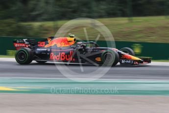 World © Octane Photographic Ltd. Formula 1 – Hungarian GP - Qualifying. Aston Martin Red Bull Racing TAG Heuer RB14 – Max Verstappen. Hungaroring, Budapest, Hungary. Saturday 28th July 2018.