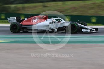 World © Octane Photographic Ltd. Formula 1 – Hungarian GP - Qualifying. Alfa Romeo Sauber F1 Team C37 – Charles Leclerc. Hungaroring, Budapest, Hungary. Saturday 28th July 2018.