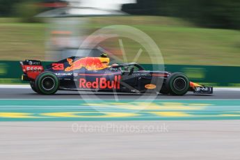 World © Octane Photographic Ltd. Formula 1 – Hungarian GP - Qualifying. Aston Martin Red Bull Racing TAG Heuer RB14 – Max Verstappen. Hungaroring, Budapest, Hungary. Saturday 28th July 2018.