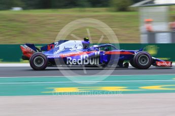 World © Octane Photographic Ltd. Formula 1 – Hungarian GP - Qualifying. Scuderia Toro Rosso STR13 – Pierre Gasly. Hungaroring, Budapest, Hungary. Saturday 28th July 2018.