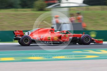 World © Octane Photographic Ltd. Formula 1 – Hungarian GP - Qualifying. Scuderia Ferrari SF71-H – Sebastian Vettel. Hungaroring, Budapest, Hungary. Saturday 28th July 2018.