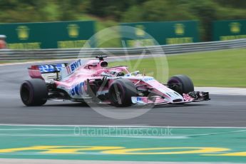 World © Octane Photographic Ltd. Formula 1 – Hungarian GP - Qualifying. Sahara Force India VJM11 - Sergio Perez. Hungaroring, Budapest, Hungary. Saturday 28th July 2018.