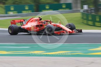 World © Octane Photographic Ltd. Formula 1 – Hungarian GP - Qualifying. Scuderia Ferrari SF71-H – Kimi Raikkonen. Hungaroring, Budapest, Hungary. Saturday 28th July 2018.