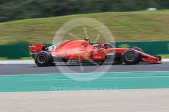 World © Octane Photographic Ltd. Formula 1 – Hungarian GP - Qualifying. Scuderia Ferrari SF71-H – Kimi Raikkonen. Hungaroring, Budapest, Hungary. Saturday 28th July 2018.