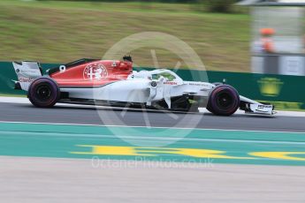 World © Octane Photographic Ltd. Formula 1 – Hungarian GP - Qualifying. Alfa Romeo Sauber F1 Team C37 – Marcus Ericsson. Hungaroring, Budapest, Hungary. Saturday 28th July 2018.