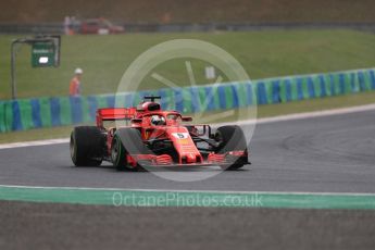 World © Octane Photographic Ltd. Formula 1 – Hungarian GP - Qualifying. Scuderia Ferrari SF71-H – Sebastian Vettel. Hungaroring, Budapest, Hungary. Saturday 28th July 2018.