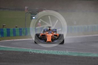 World © Octane Photographic Ltd. Formula 1 – Hungarian GP - Qualifying. McLaren MCL33 – Fernando Alonso. Hungaroring, Budapest, Hungary. Saturday 28th July 2018.
