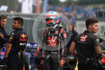 World © Octane Photographic Ltd. Formula 1 – Hungarian GP - Qualifying. Haas F1 Team VF-18 – Romain Grosjean. Hungaroring, Budapest, Hungary. Saturday 28th July 2018.