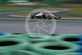 World © Octane Photographic Ltd. Formula 1 – Hungarian GP - Qualifying. Haas F1 Team VF-18 – Romain Grosjean. Hungaroring, Budapest, Hungary. Saturday 28th July 2018.