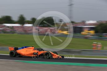 World © Octane Photographic Ltd. Formula 1 – Hungarian GP - Qualifying. McLaren MCL33 – Stoffel Vandoorne. Hungaroring, Budapest, Hungary. Saturday 28th July 2018.