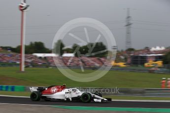 World © Octane Photographic Ltd. Formula 1 – Hungarian GP - Qualifying. Alfa Romeo Sauber F1 Team C37 – Charles Leclerc. Hungaroring, Budapest, Hungary. Saturday 28th July 2018.