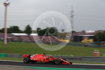 World © Octane Photographic Ltd. Formula 1 – Hungarian GP - Qualifying. Scuderia Ferrari SF71-H – Sebastian Vettel. Hungaroring, Budapest, Hungary. Saturday 28th July 2018.