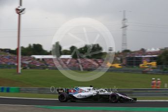 World © Octane Photographic Ltd. Formula 1 – Hungarian GP - Qualifying. Williams Martini Racing FW41 – Lance Stroll. Hungaroring, Budapest, Hungary. Saturday 28th July 2018.