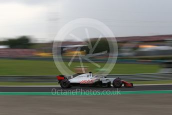 World © Octane Photographic Ltd. Formula 1 – Hungarian GP - Qualifying. Haas F1 Team VF-18 – Romain Grosjean. Hungaroring, Budapest, Hungary. Saturday 28th July 2018.