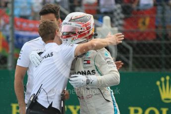 World © Octane Photographic Ltd. Formula 1 – Hungarian GP - Qualifying. Mercedes AMG Petronas Motorsport AMG F1 W09 EQ Power+ - Lewis Hamilton. Hungaroring, Budapest, Hungary. Saturday 28th July 2018.