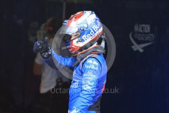 World © Octane Photographic Ltd. Formula 1 – Hungarian GP - Qualifying. Scuderia Toro Rosso STR13 – Pierre Gasly. Hungaroring, Budapest, Hungary. Saturday 28th July 2018.