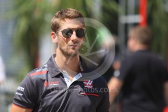 World © Octane Photographic Ltd. Formula 1 – Hungarian GP - Paddock. Haas F1 Team VF-18 – Romain Grosjean. Hungaroring, Budapest, Hungary. Sunday 29th July 2018.