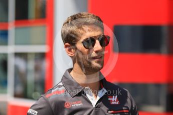 World © Octane Photographic Ltd. Formula 1 – Hungarian GP - Paddock. Haas F1 Team VF-18 – Romain Grosjean. Hungaroring, Budapest, Hungary. Sunday 29th July 2018.