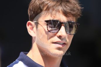 World © Octane Photographic Ltd. Formula 1 – Hungarian GP - Paddock. Alfa Romeo Sauber F1 Team C37 – Charles Leclerc. Hungaroring, Budapest, Hungary. Sunday 29th July 2018.