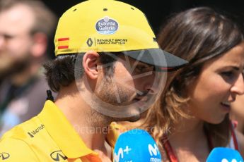World © Octane Photographic Ltd. Formula 1 – Hungarian GP - Paddock. Renault Sport F1 Team RS18 – Carlos Sainz. Hungaroring, Budapest, Hungary. Sunday 29th July 2018.