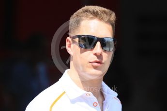 World © Octane Photographic Ltd. Formula 1 – Hungarian GP - Paddock. McLaren MCL33 – Stoffel Vandoorne. Hungaroring, Budapest, Hungary. Sunday 29th July 2018.