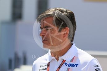 World © Octane Photographic Ltd. Formula 1 - Hungarian GP - Paddock. Andy Stevenson - Sporting Director at Sahara Force India. Hungaroring, Budapest, Hungary. Sunday 29th July 2018.
