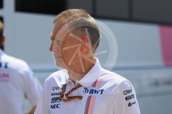 World © Octane Photographic Ltd. Formula 1 - Hungarian GP - Paddock. Sahara Force India. Hungaroring, Budapest, Hungary. Sunday 29th July 2018.