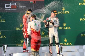 World © Octane Photographic Ltd. GP3 – Hungarian GP – Race 1. ART Grand Prix - Nikita Mazepin and Anthoine Hubert, Campos Racing – Leodardo Pulcini. Hungaroring, Budapest, Hungary. Saturday 28th July 2018.