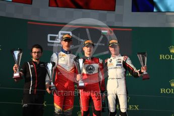 World © Octane Photographic Ltd. GP3 – Hungarian GP – Race 1. ART Grand Prix - Nikita Mazepin and Anthoine Hubert, Campos Racing – Leodardo Pulcini. Hungaroring, Budapest, Hungary. Saturday 28th July 2018.