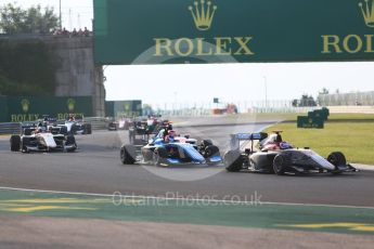 World © Octane Photographic Ltd. GP3 – Hungarian GP – Race 1. Campos Racing - Diego Menchaca and Jenzer Motorsport - Tatiana Calderon. Hungaroring, Budapest, Hungary. Saturday 28th July 2018.